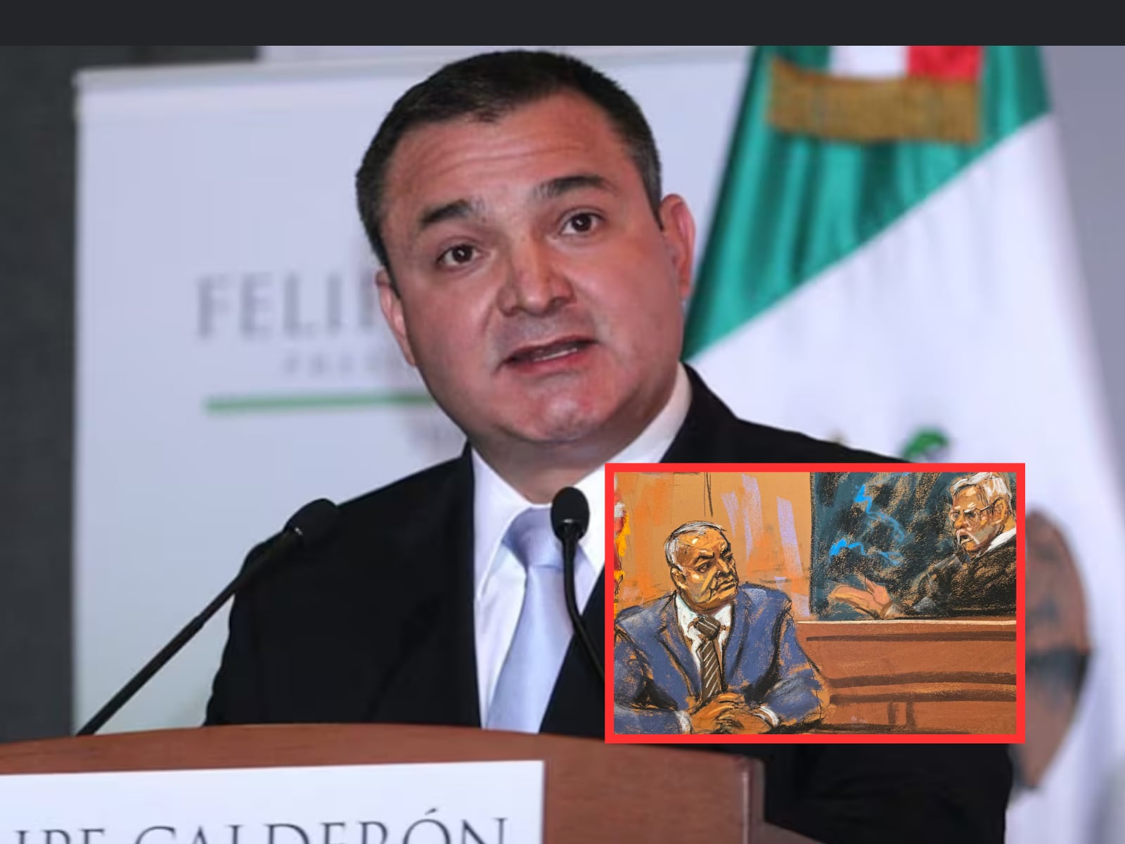 Así fue como el juez lo sentenció a 38 años de prisión, no sin antes compararlo con 'El Chapo' Guzmán. | Crédito: El Universal/REUTERS