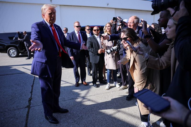 Harris, Trump Barnstorm Michigan, Where Polls Are Tied