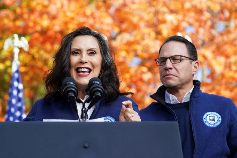 Harris, Trump Barnstorm In Michigan, Where Polls Are Tied