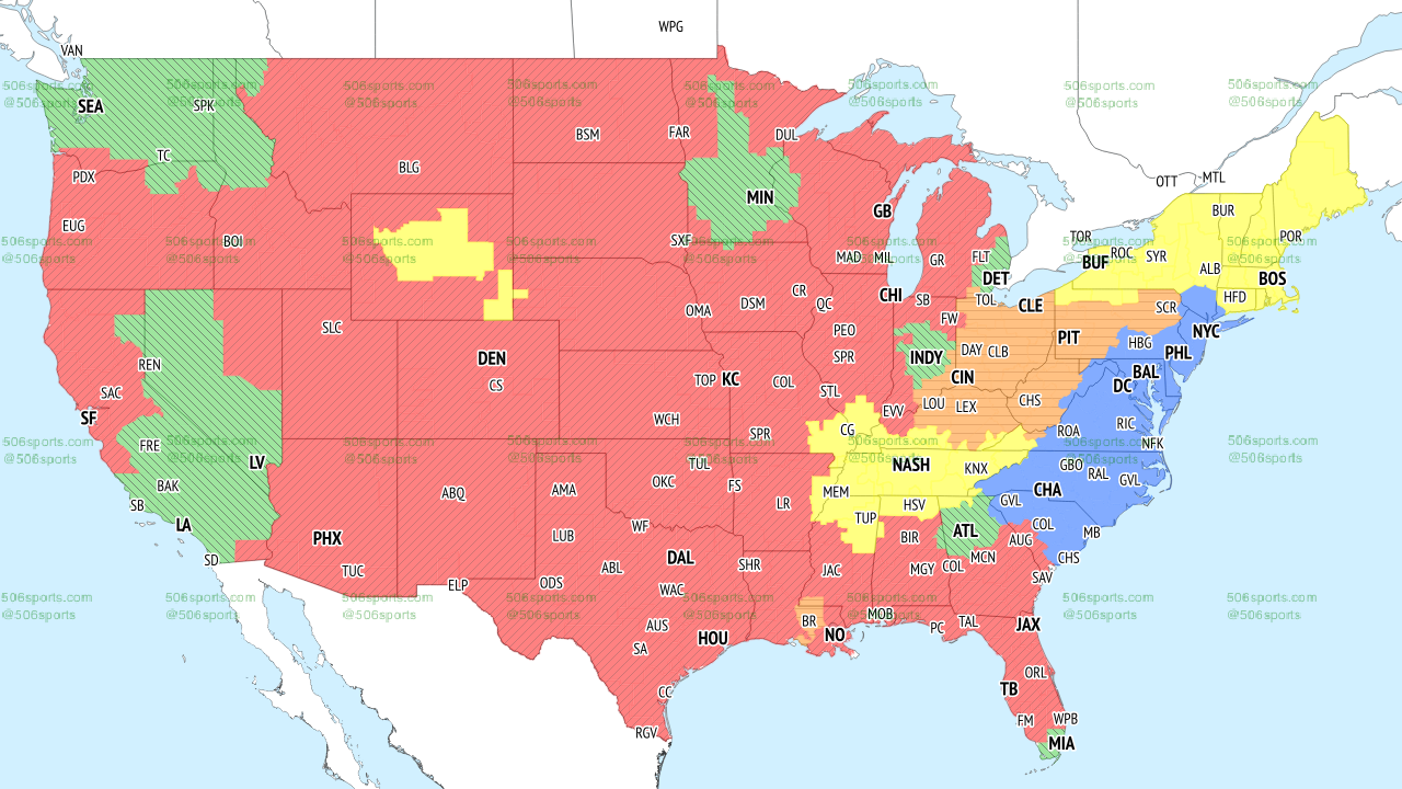NFL Week 8 TV coverage maps - AA1t0wWF.img