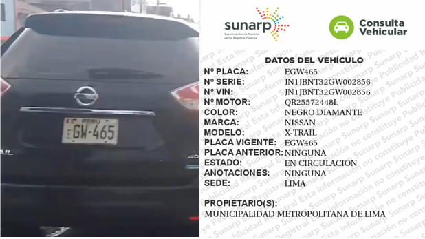 Rafael López Aliaga utilizó auto de la Municipalidad de Lima para evento de Renovación Popular en Huancayo