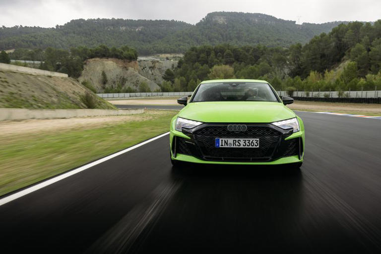 2025 Audi RS3 sounds great, handles great, and it's coming back to Canada