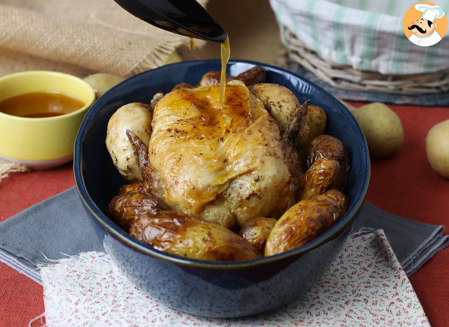 Wie macht man ein brathähnchen mit dem air fryer?