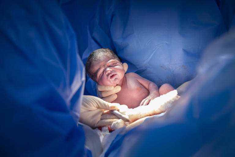 Birth of baby in maternity-final
