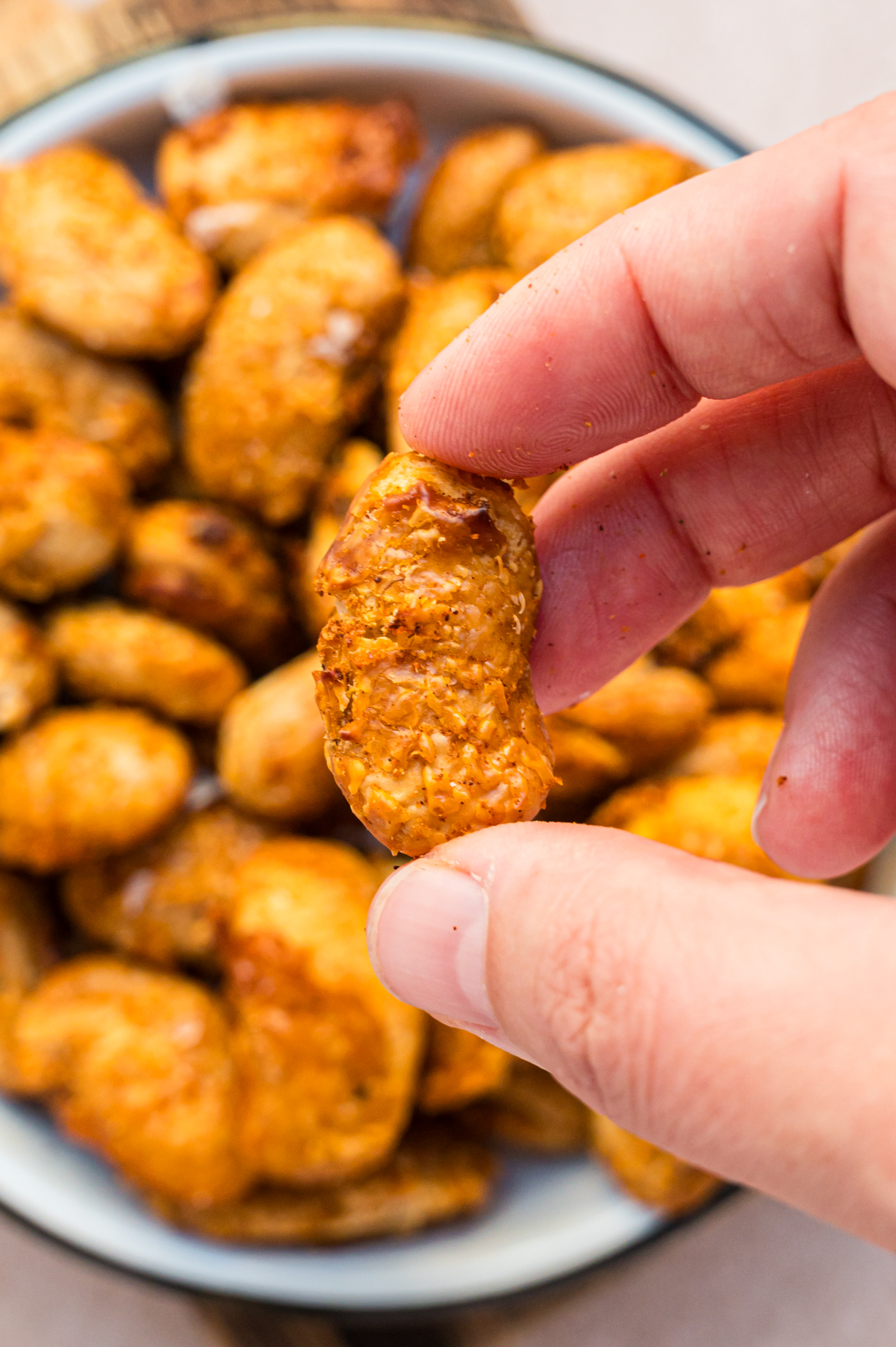 Gebackene Weiße Bohnen aus der Heißluftfritteuse: Knusprig, lecker und ...