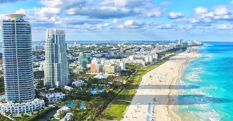 South Beach, una de las playas con un increíble estilo viajero y cultural. Foto: Cavalier South Beach Hotel