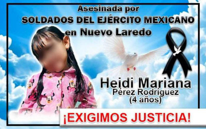 Muerte de niña por militares en Nuevo Laredo podría considerarse ‘desobediencia’: Sedena