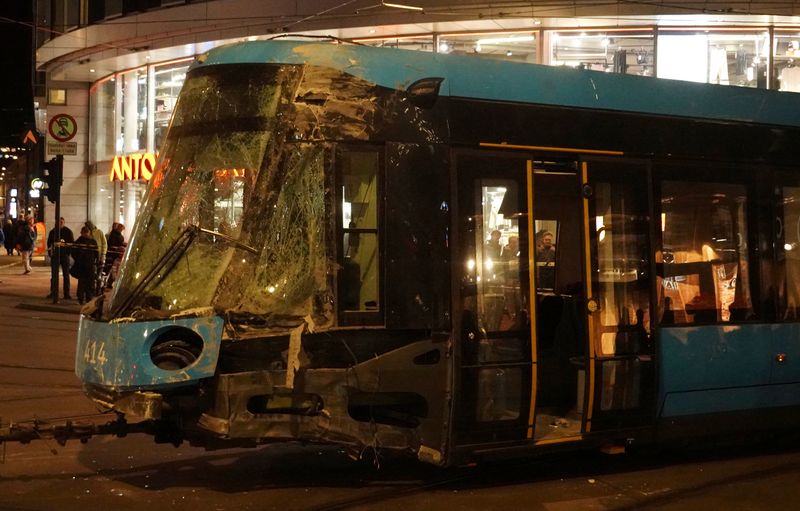 Tram Derails And Crashes Into Shop In Oslo Injuring Four