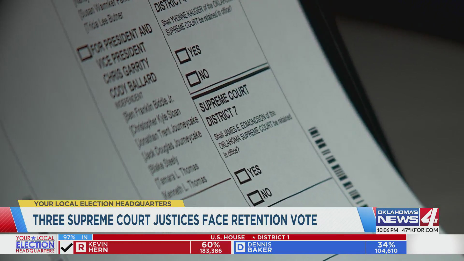 Three Supreme Court justices face retention vote Three Supreme Court justices face retention vote