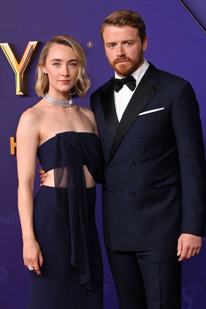 Saoirse Ronan and husband Jack Lowden make ultra-rare appearance at