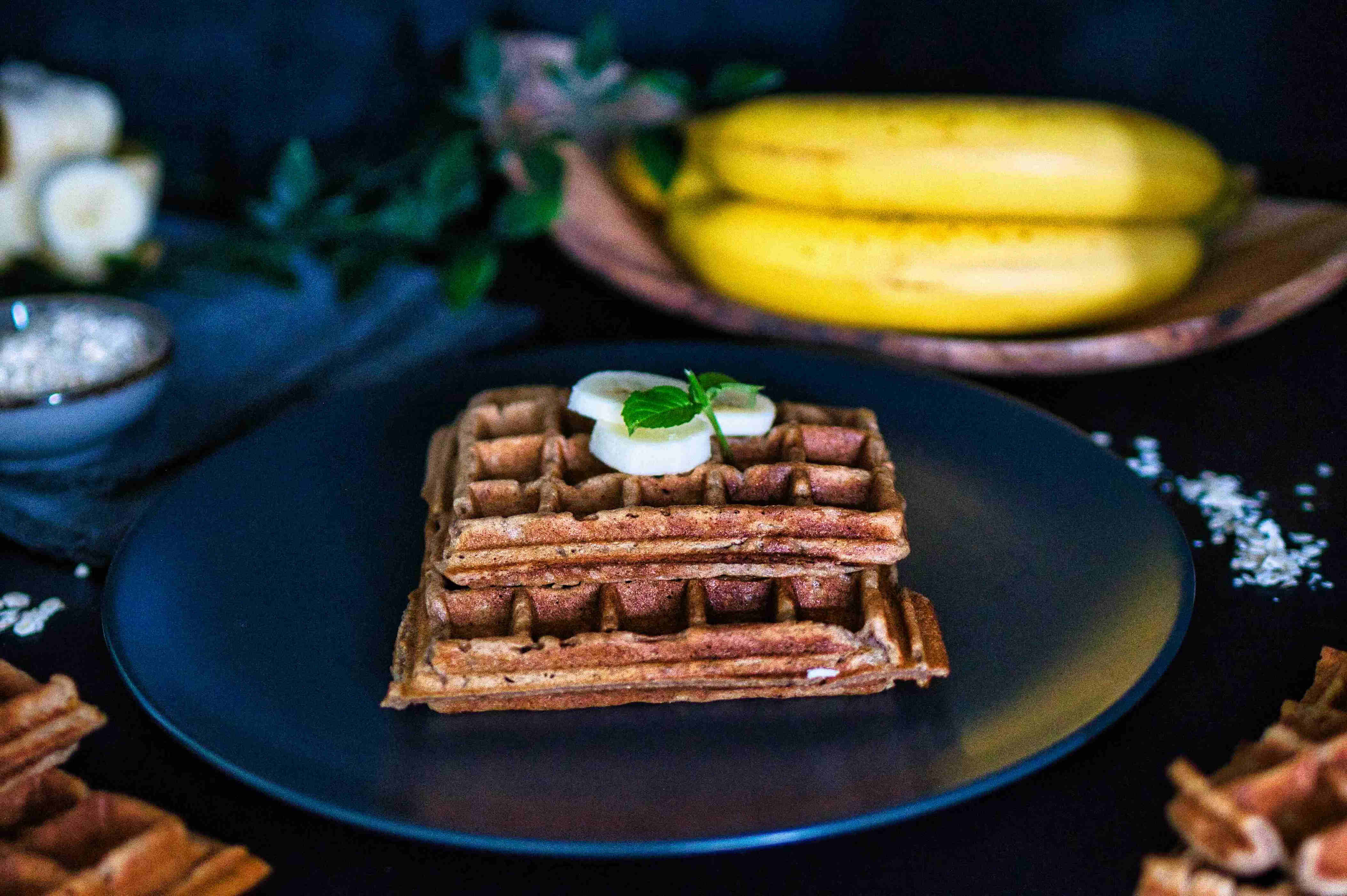 Rezept: Bananen-Hafer-Waffeln