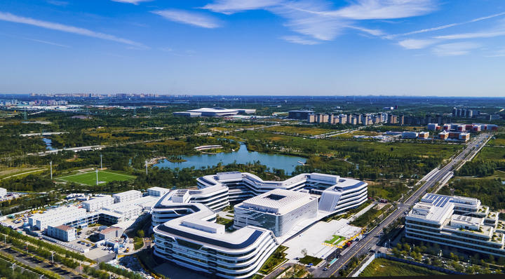 中国星网总部办公楼外景。(受访者供图) 中国星网总部办公楼外景。(受访者供图)