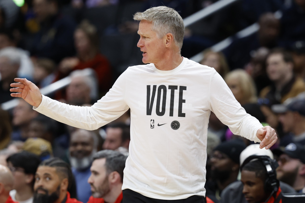 How Did Steve Kerr Reference Donald Trump Prepping for Celtics?