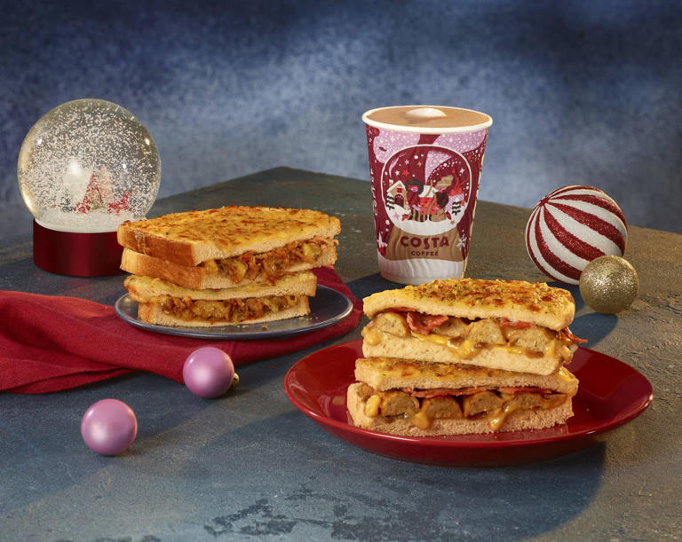 Costa Coffee's Christmas menu features four new drinks