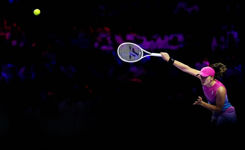 Tennis-Swiatek Knocked Out Of WTA Finals After Krejcikova Beats Gauff