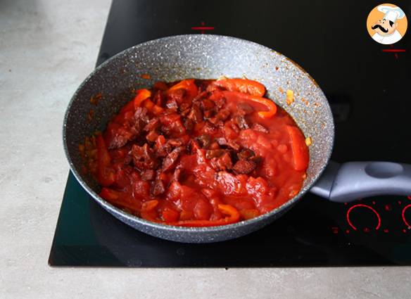 Nudeln mit chorizo