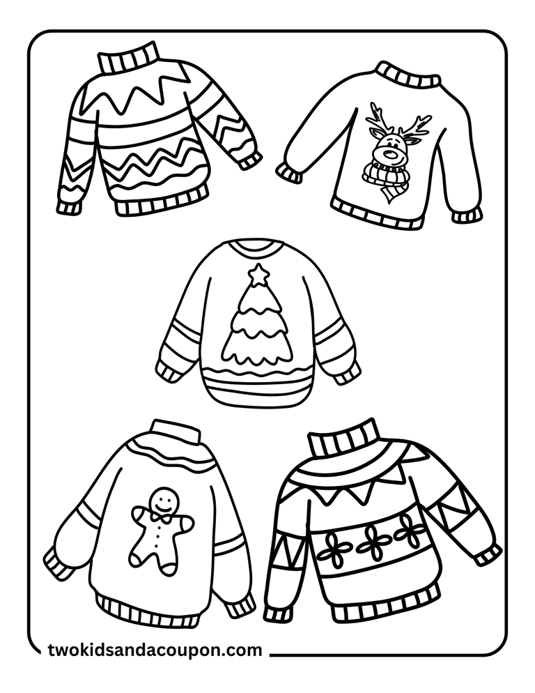 7-cute-christmas-ugly-sweater-coloring-pages