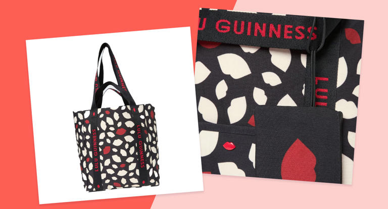 You've seen this Lulu Guinness tote bag everywhere and it's