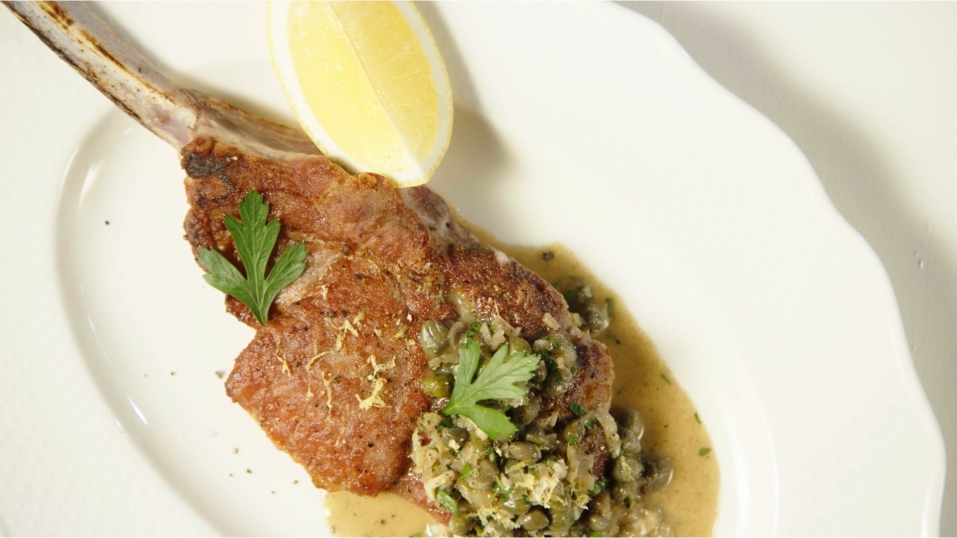 Kalbfleisch Piccata, ein schmackhafter italienischer Klassiker