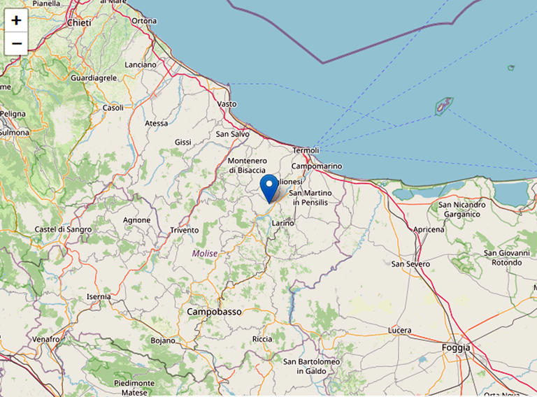 Earthquake in molise