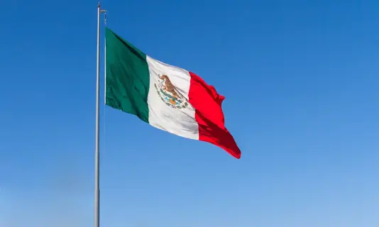 La bandera de México