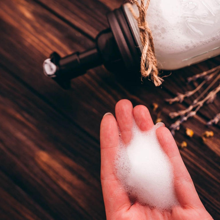 DIY Lavender and Chamomile Foaming Hand Soap Recipe