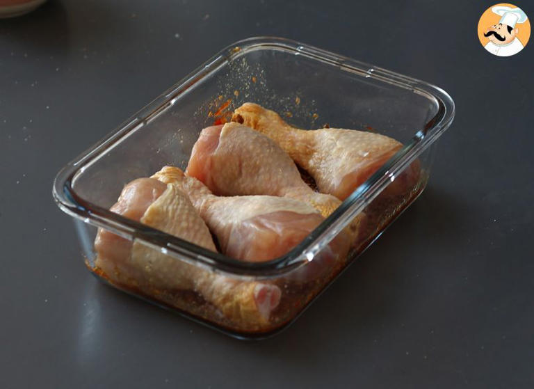 Chicken drumsticks with a japanese marinade
