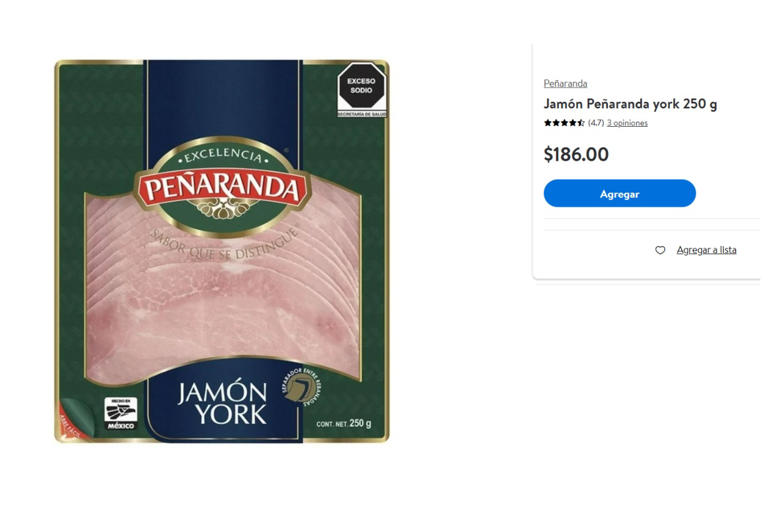 jamón más rico en proteínas profeco