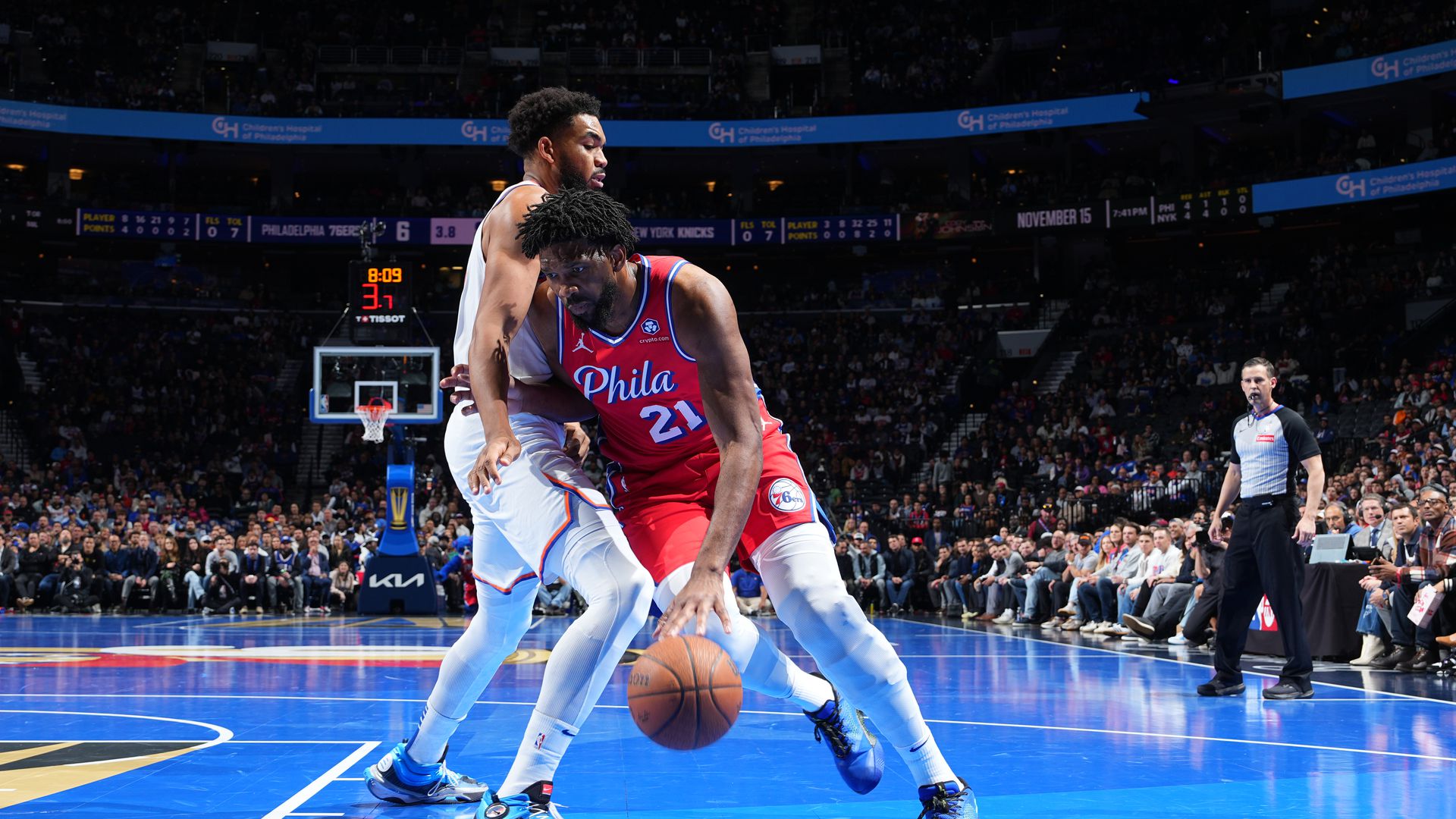 Embiid Looks Rusty In Return As Sixers Fall To Knicks In NBA Cup Action