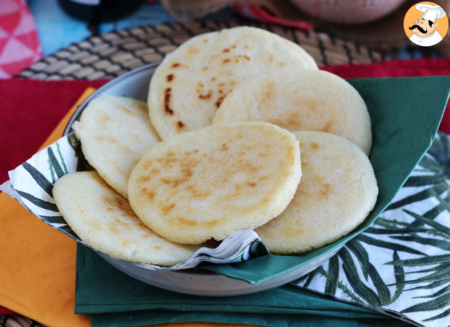 Venezolanische arepas, glutenfreie brötchen mit nur 3 zutaten