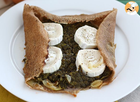 Ziegenkäse-spinat-galette