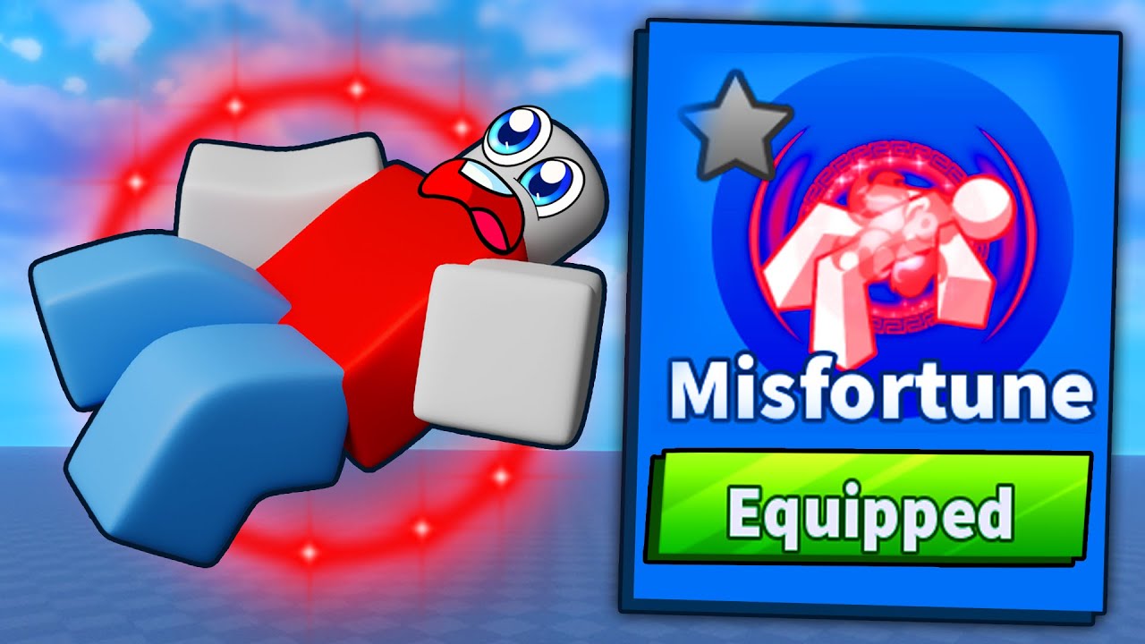 Misfortune Is BROKEN! Best Free Ability in Blade Ball?