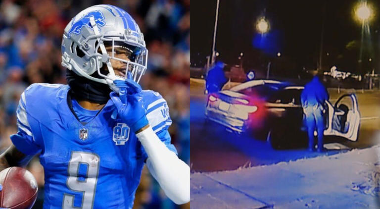 Police Officially Launch Investigation After Lions WR Jameson Williams  Somehow Avoided Arrest While Being Pulled Over With Multiple Guns In His Car