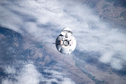 The SpaceX Dragon Freedom spacecraft, carrying NASA astronaut Nick Hague and Roscosmos cosmonaut Aleksandr Gorbunov approaches to dock to the Harmony module at the International Space Station, Sept. 29, 2024, in Earth Orbit.