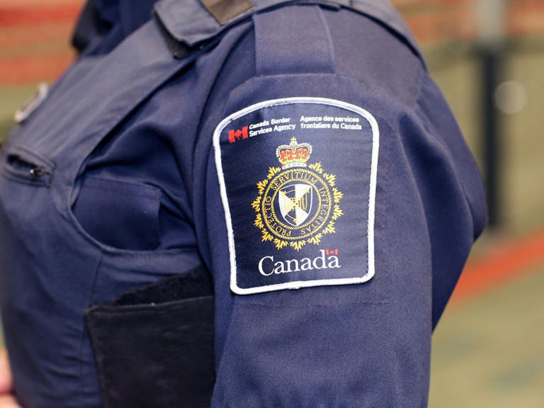 File photo of CBSA badge