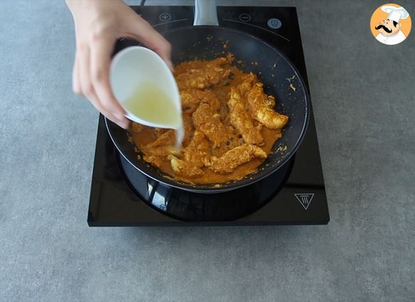 Indisches tandoori-huhn