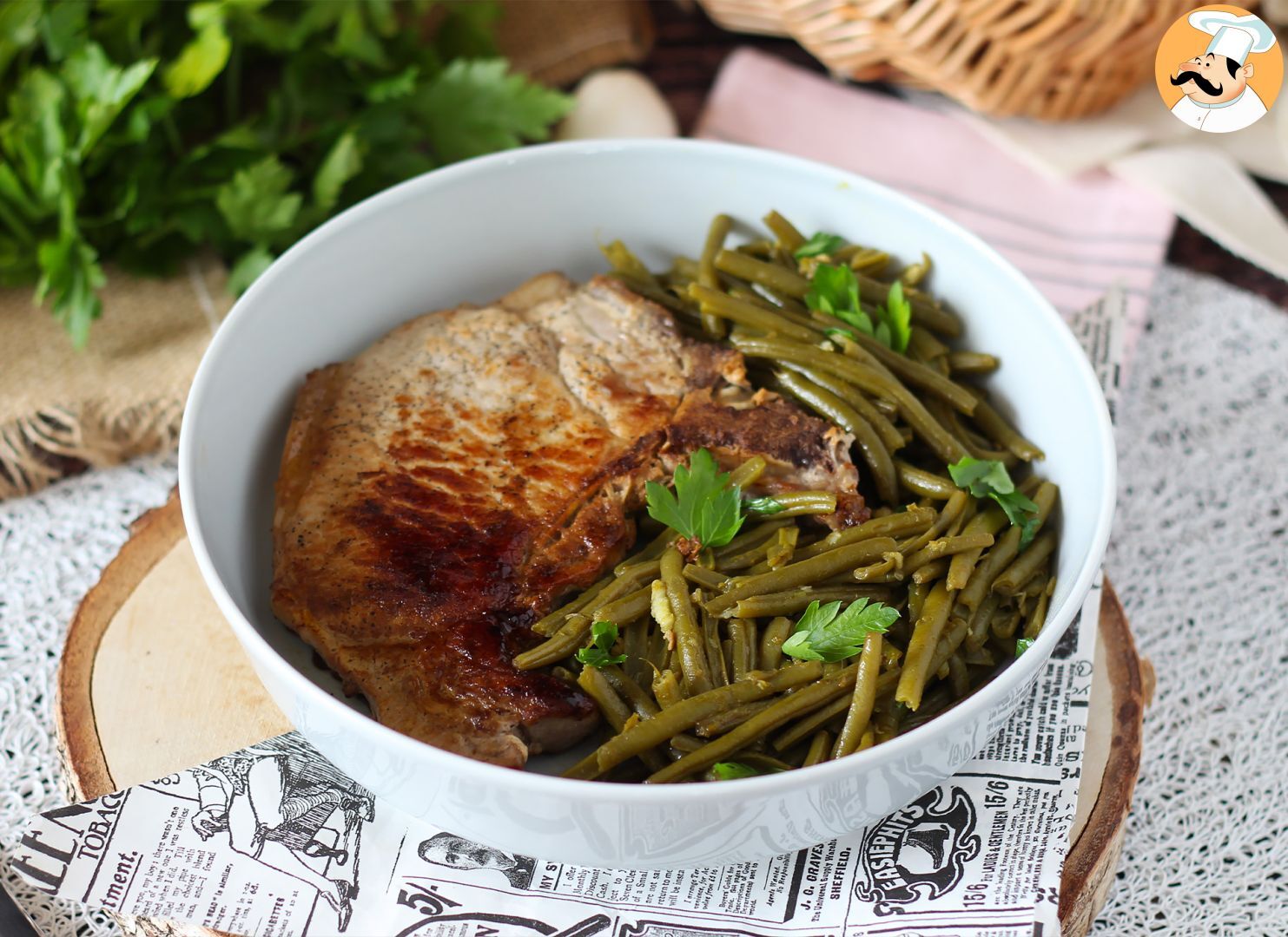 Wie macht man ein schweinekotlett in der pfanne?