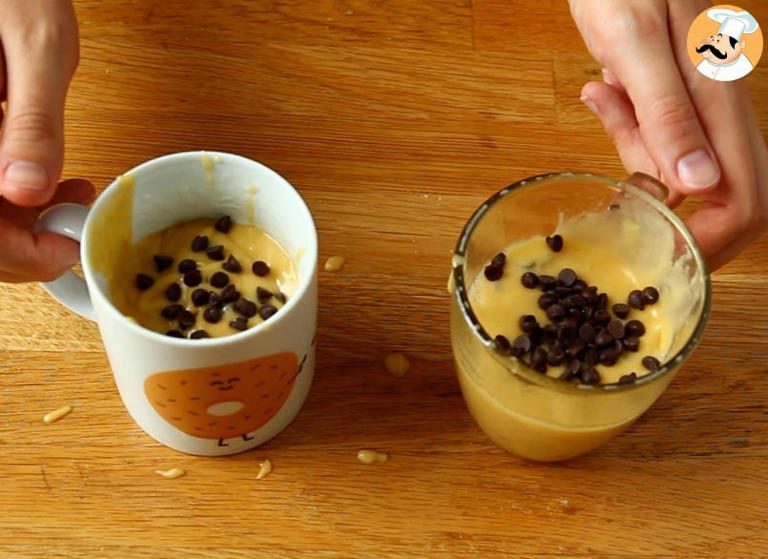 Paso 4 - Mug cake al microondas en 5 minutos