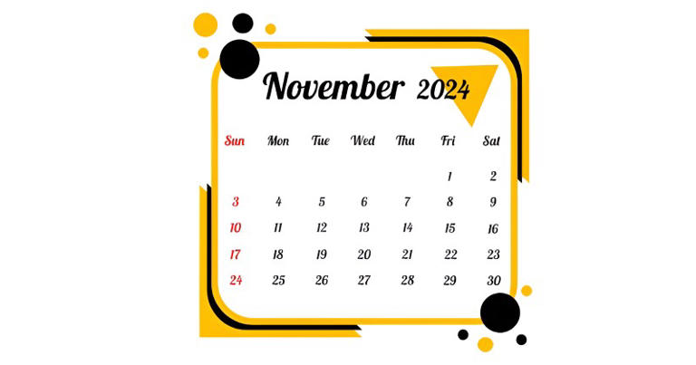 Important days in November 2024: Full list of national and