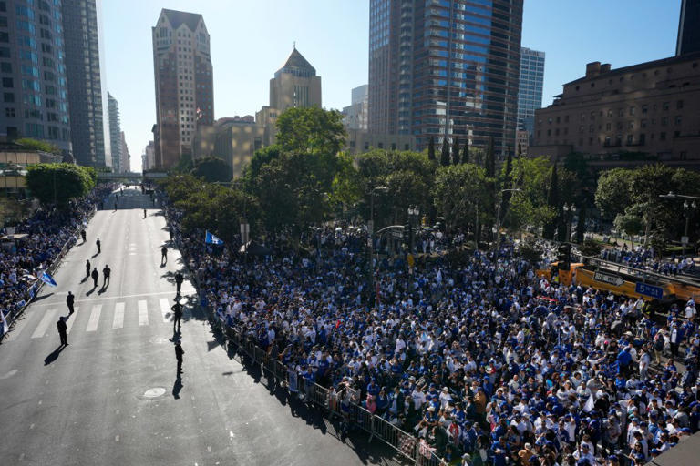 Los Angeles celebrates World Series Champion Dodgers with downtown parade