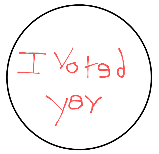 What do voters think of the new I Voted stickers? What do voters think of the new I Voted stickers?