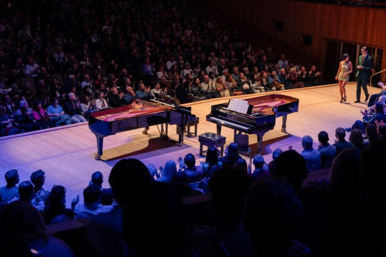 Vikingur Olafsson & Yuja Wang- Two Pianos – Southbank Centre – 01-10-24 Credit – Pete Woodhead Image via jasper.watkins@southbankcentre.co.uk