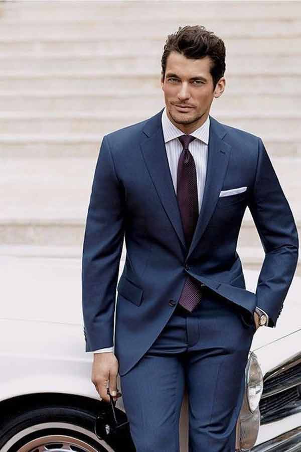 best dress shirt color for navy blue suit Della Midi Dress - Pale Blue main image 1