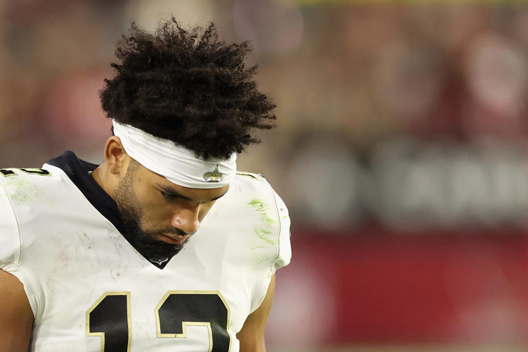 Saints share update on Chris Olave injury vs. Panthers