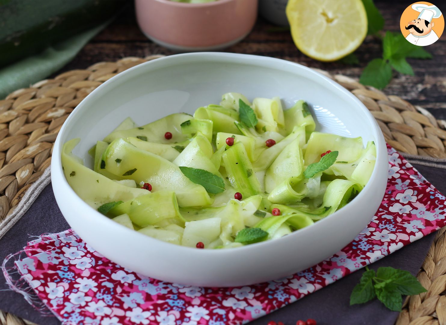 Marinierte zucchini, das perfekte gemüse-carpaccio für den sommer!