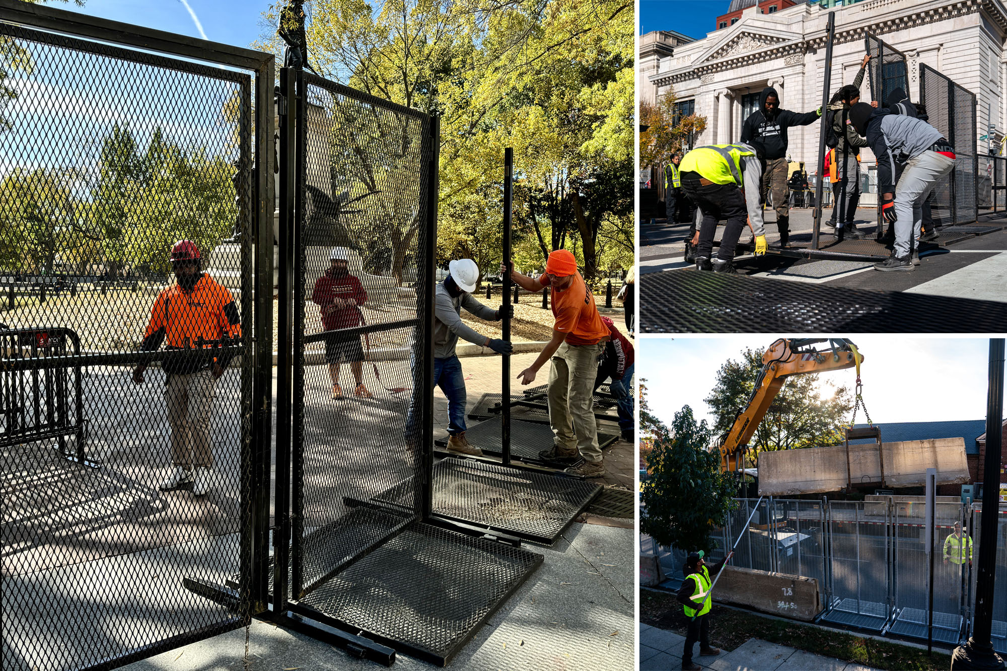 Washington DC Gears Up For Possible Election Chaos With Metal Fencing ...