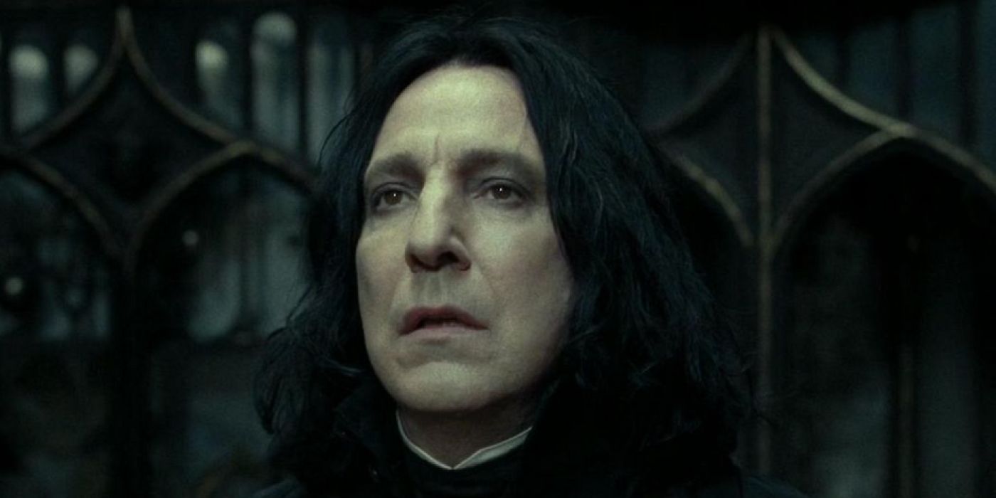 Professor Snape consumed by regret