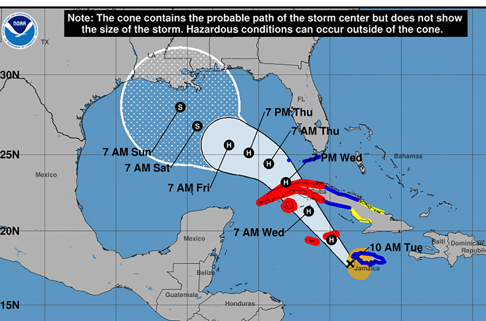 Tropical Storm Rafael Forecast To Become Hurricane On Path To Gulf Of ...