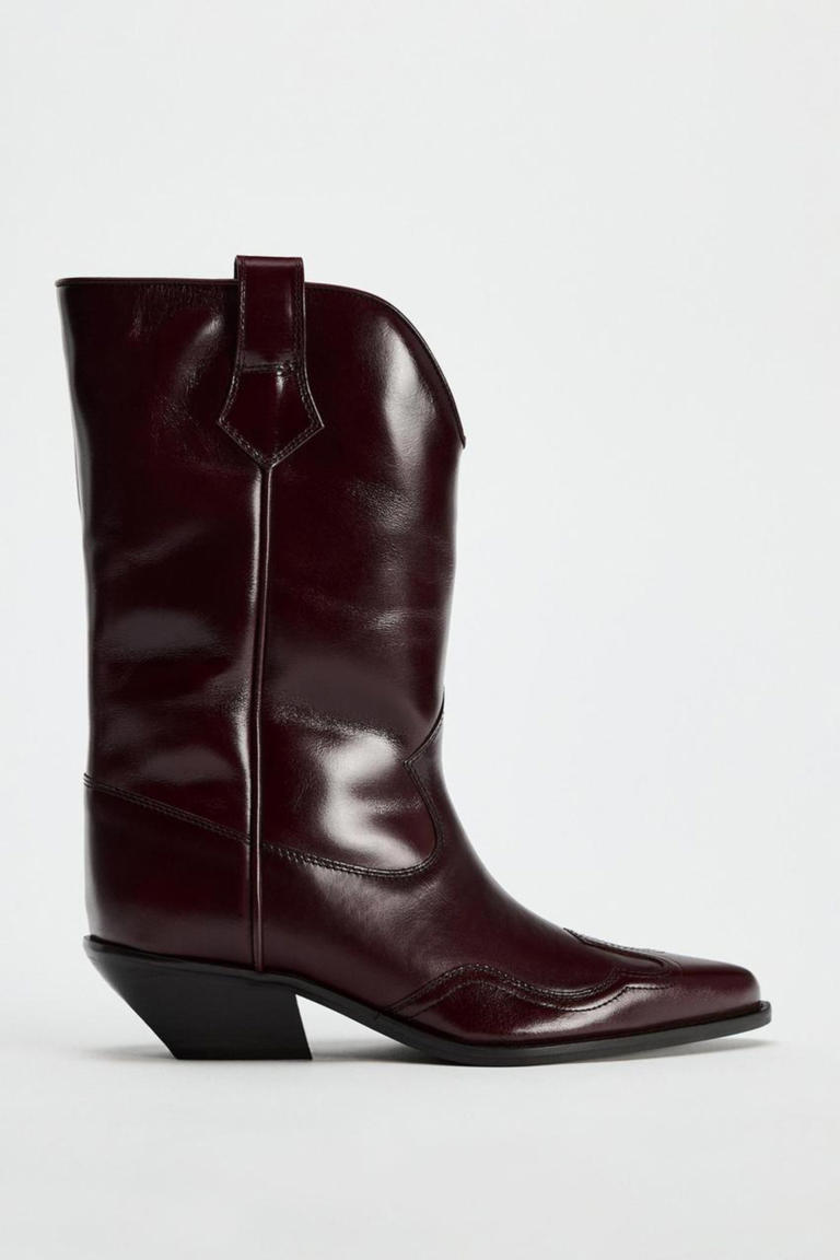Botas Vaqueras Mujer Botas De ZARA Con Descuentos De Hasta El 80