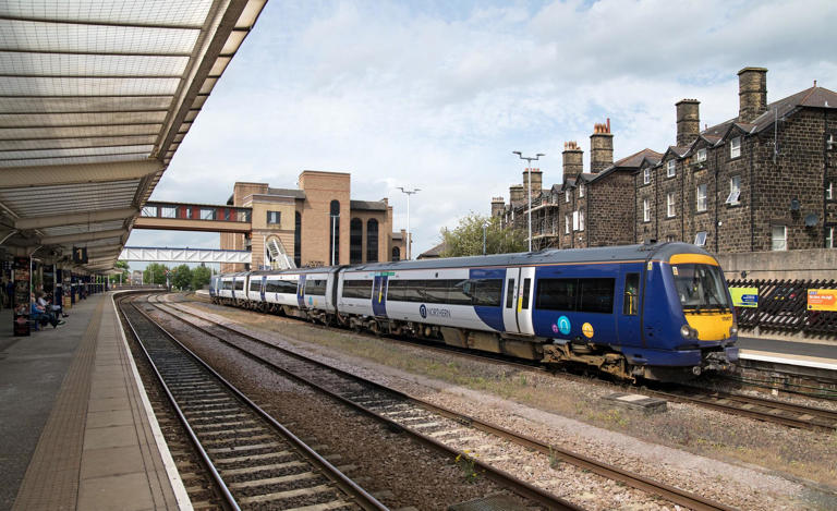 Northern train at Harrogate station